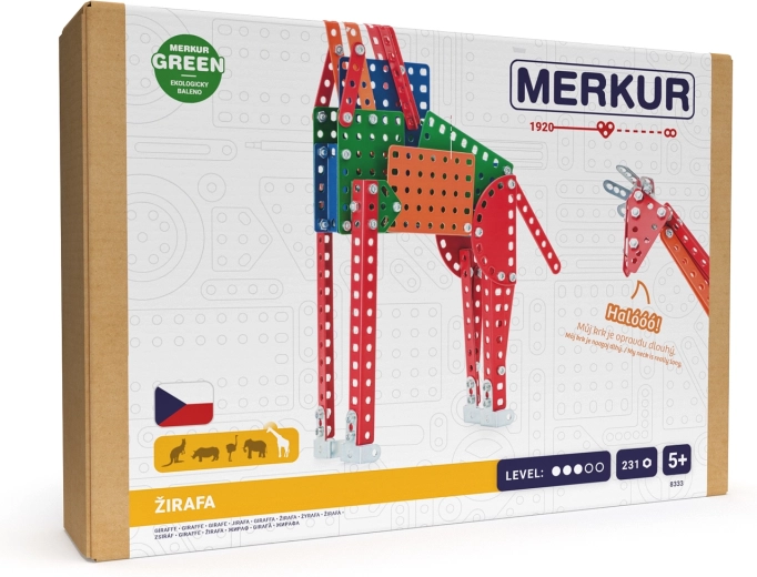Merkur Zoo Giraffe, 231 pieces