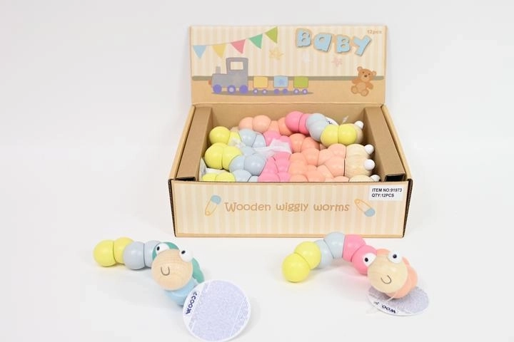 Woodyland Butterfly Caterpillar – Wooden Bendable Toy