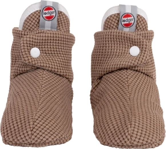 Lodger medvilninės tapkutės Slipper Ciumbelle, beige, 6–12 mėn.