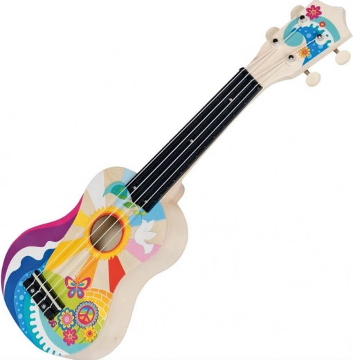 Vaikiška medinė ukulelė GOKI