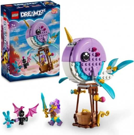 LEGO® DREAMZzz™ 71472 Izzie ir jos oro balionas narvalo pavidalu