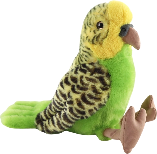 Pliušinė banguotoji papūgėlė (banguotukas) 19 cm