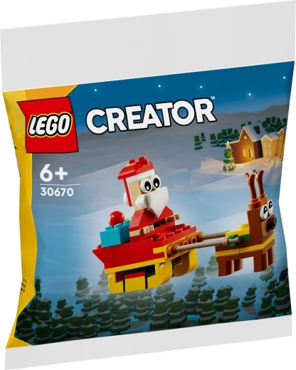 LEGO Creator – pasivažinėjimas rogėmis su Kalėdų Seneliu