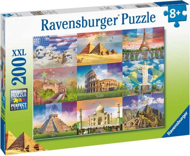 RAVENSBURGER Puzzle World Landmarks XXL 200 pieces