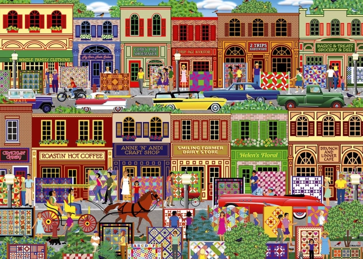 Alipson dėlionė „Patchwork festival“, 1000 detalių