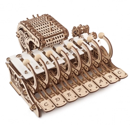 Ugears Wooden Mechanical Model Musical Instrument Celesta