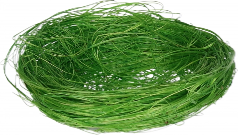 Dekoratyvinis lizdelis žalias 8 cm