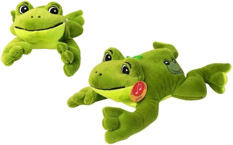 Kumata Frog medium plush toy with croaking