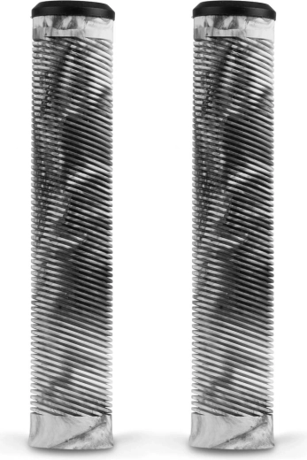 Soke scooter grips black and white 160 mm 2 pcs
