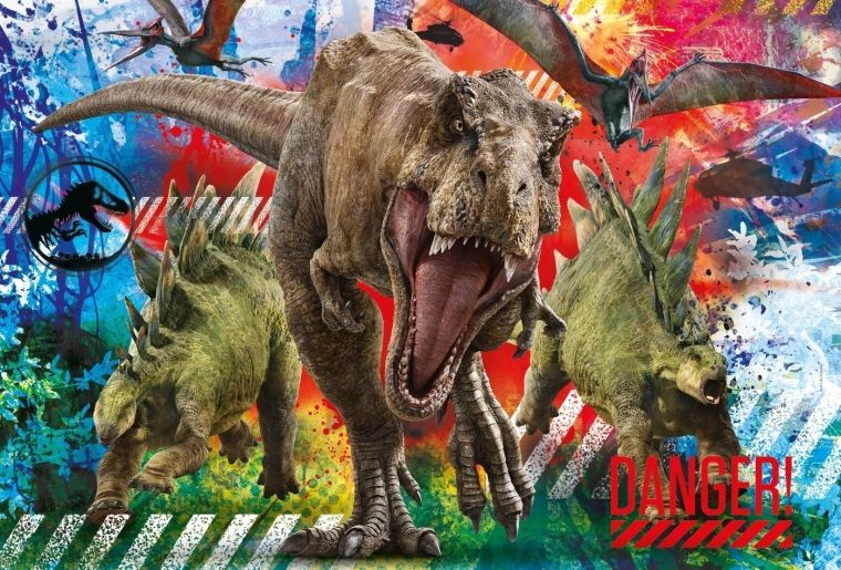 Puzzle 60 pieces Maxi Super Color Jurassic World