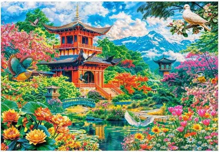 Castorland Puzzle Spring Garden Harmony 1000 Pieces