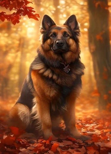 Norimpex Paint by Numbers Shepherd in Autumn 40 × 50 cm