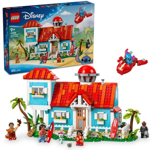LEGO® | Disney 43268 Lilo ir Stičas paplūdimio namelis