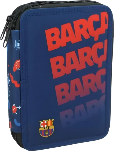 Two-Tier Fully Equipped Real Madrid School Pencil Case