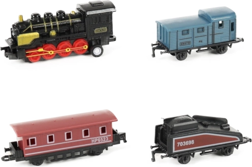 Mini Locomotive with Three Carriages