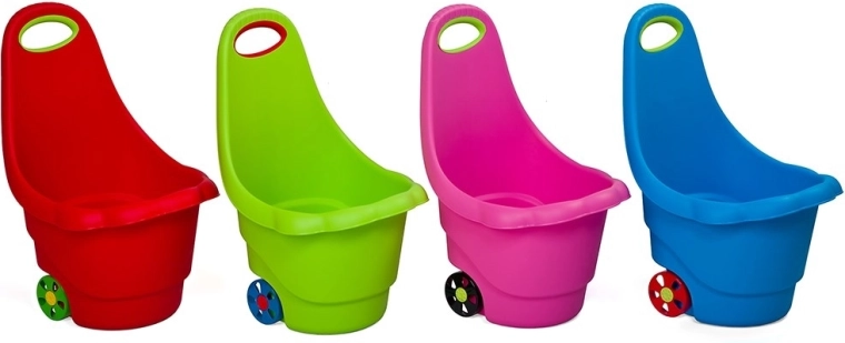 Spalvų įvairovė ir patvarus plastikas