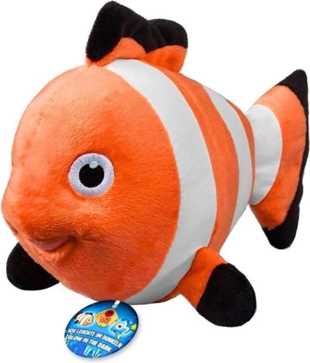 Pliušinė žuvelė Nemo, šviečianti tamsoje