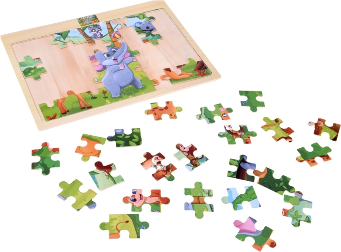 Sturdy wooden construction and 40 pieces