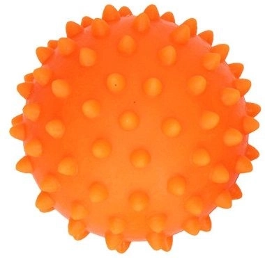 Sensorinis ežiuko masažinis kamuoliukas – raudonas, 6 cm