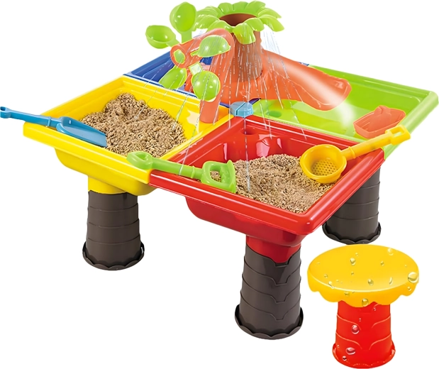 Jutiminis žaidimas: vanduo + smėlis viename