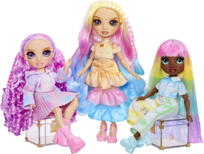 Rainbow High Watercolor & Create doll for coloring and tie-dye