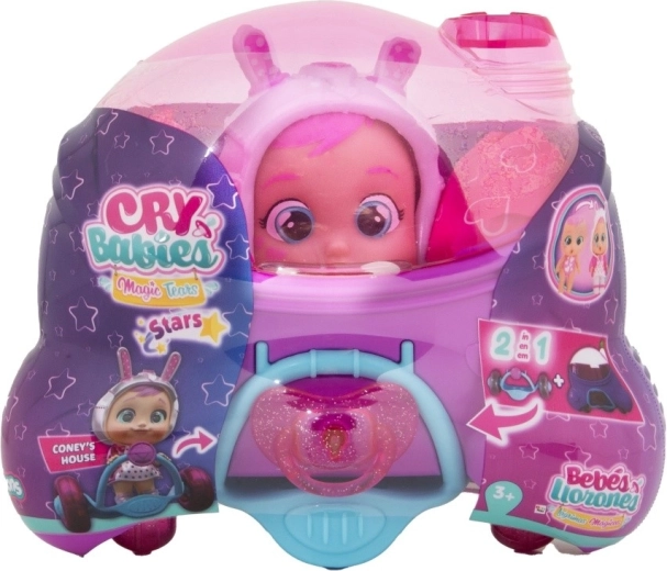 Cry Babies Magic Tears Stars namelis su lėlyte Coney – Coney