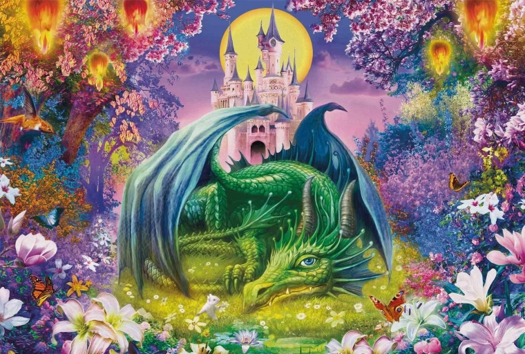Puzzle Little Dragon 150 Pieces SCHMIDT