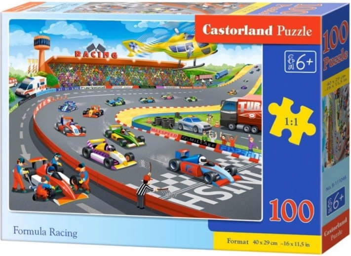 Dėlionė 100 detalių „Formula Racing“