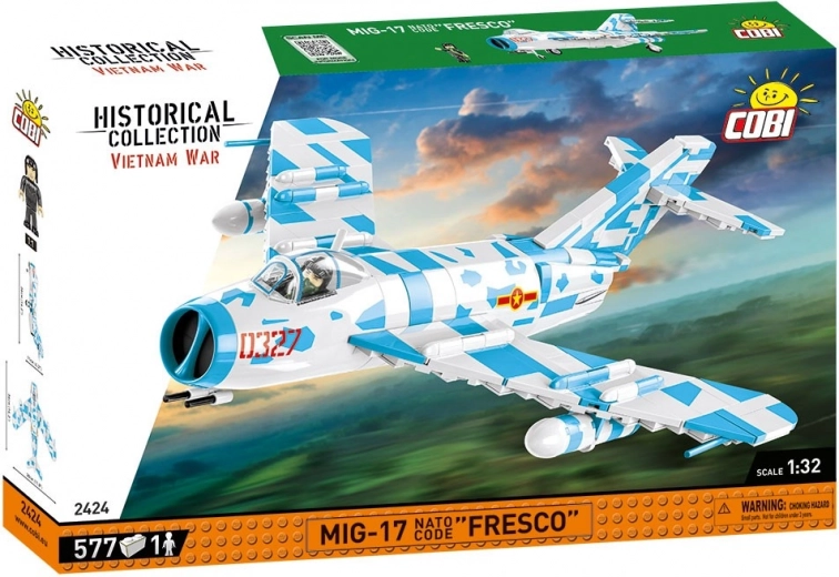 MIG-17 Fresco aircraft building set – Historical Collection Vietnam War 1:32 (577 pieces)