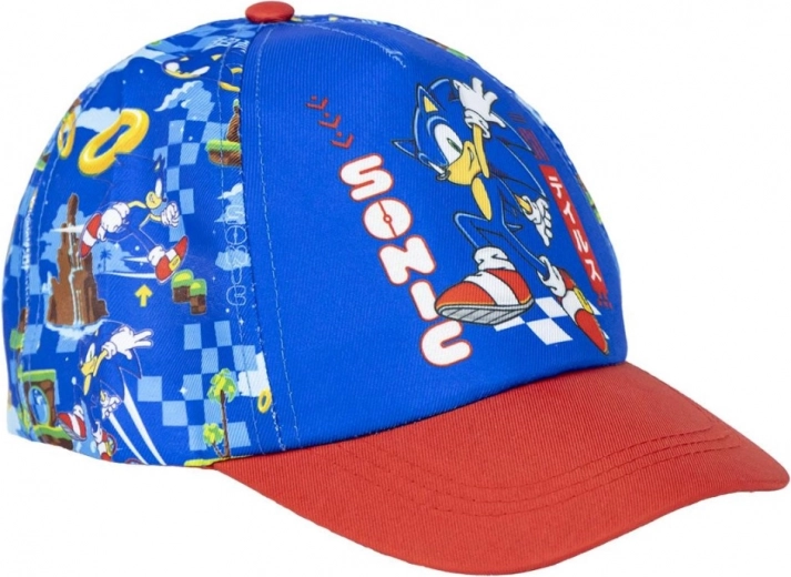 Kepurė su snapeliu Sonic (raudonai-mėlyna), Cerda – 1 vnt.