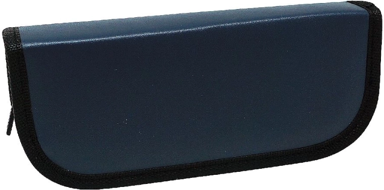 Large leatherette case CONCORDE, blue