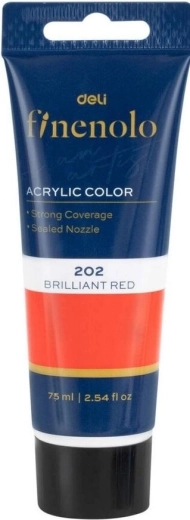 Akriliniai dažai 75 ml raudoni