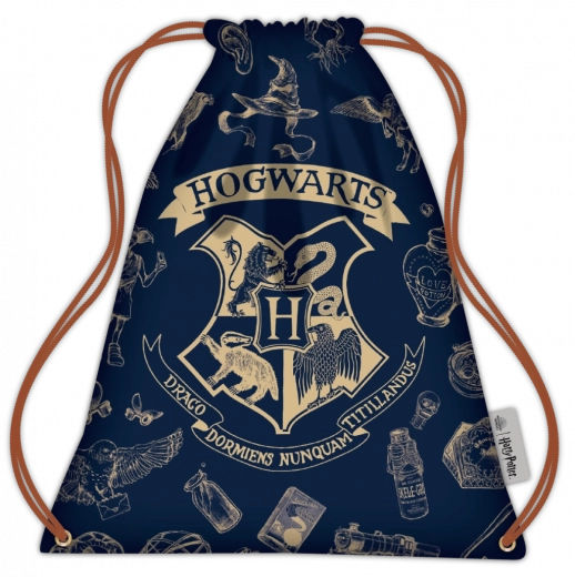 Harry Potter sutraukiamas maišelis – jūrinė mėlyna ir auksinė
