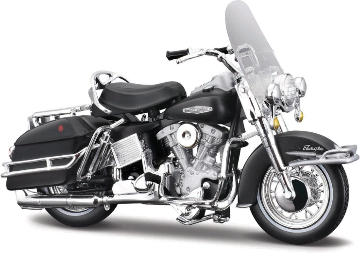 Maisto Harley-Davidson 1966 FLH Electra Glide matinė juoda 1:18