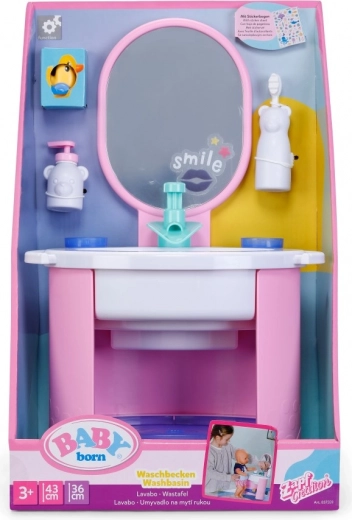 Baby Born sink for dolls with pump and accessories