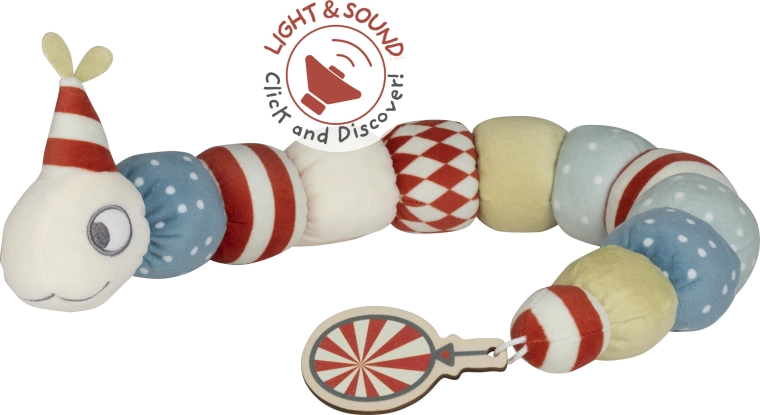 Micki soft sensory caterpillar for babies