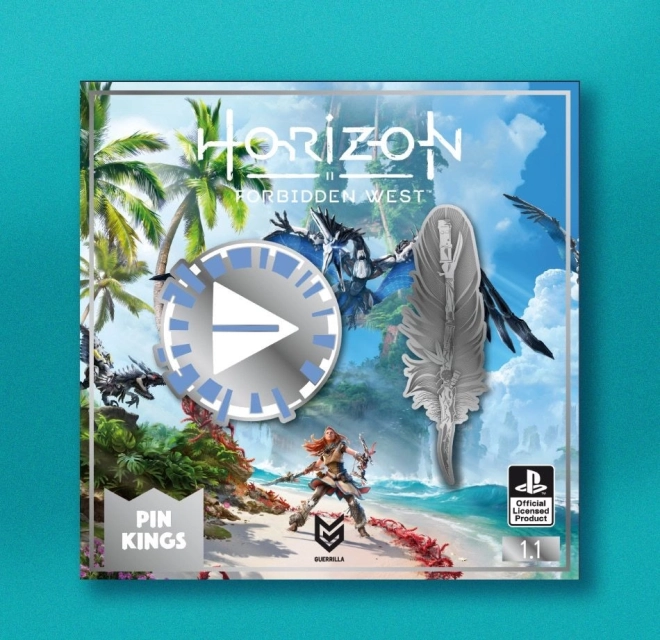Ženkliukai Horizon Forbidden West – 2 metalinių ženkliukų rinkinys