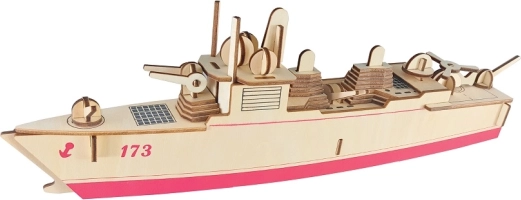Woodcraft medinis 3D torpedinio naikintojo galvosūkis