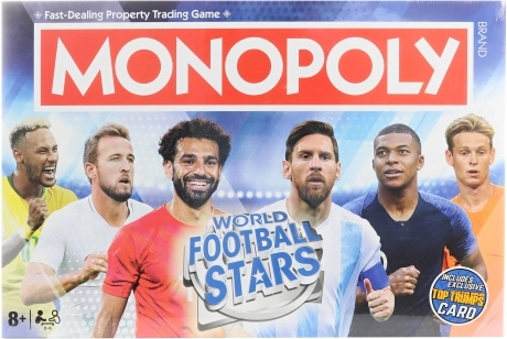 Monopoly: pasaulio futbolo žvaigždės (angliška versija)