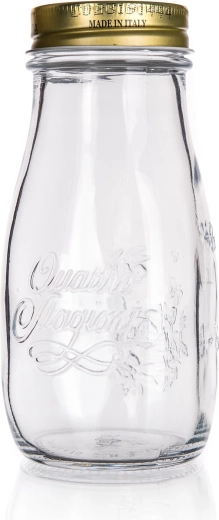 Stiklinis butelis su dangteliu 400 ml Quattro Stagioni