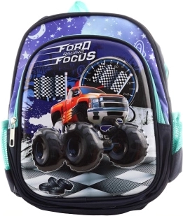 Ford Monster Truck Backpack for Boys