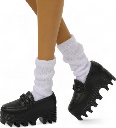 Statement shoes and long socks
