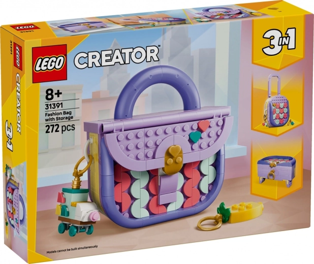 LEGO Creator 3 viename Madinga rankinė su daiktų skyreliu