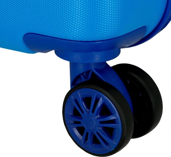 4 double wheels with 360° rotation