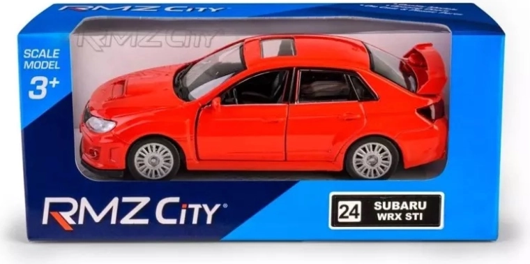 RMZ Subaru WRX STI 2010 Red Model Car