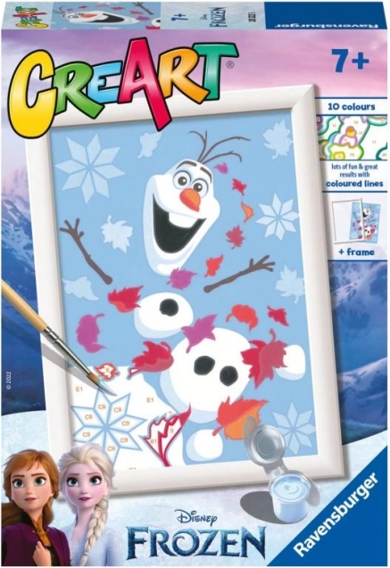 CreArt Disney Ledo karalystė – besijuokiantis Olafas