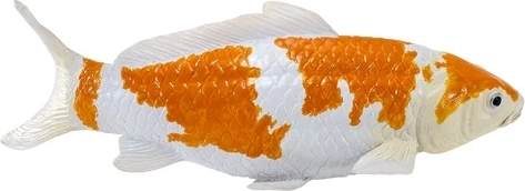 Hand-painted details like a real fish