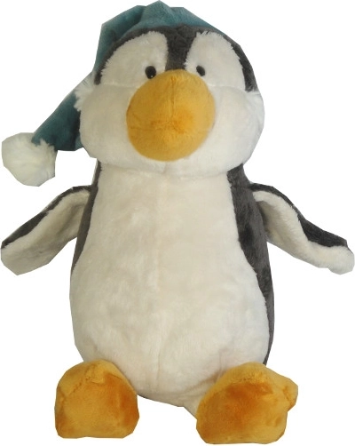 Plush Penguin in Winter Hat