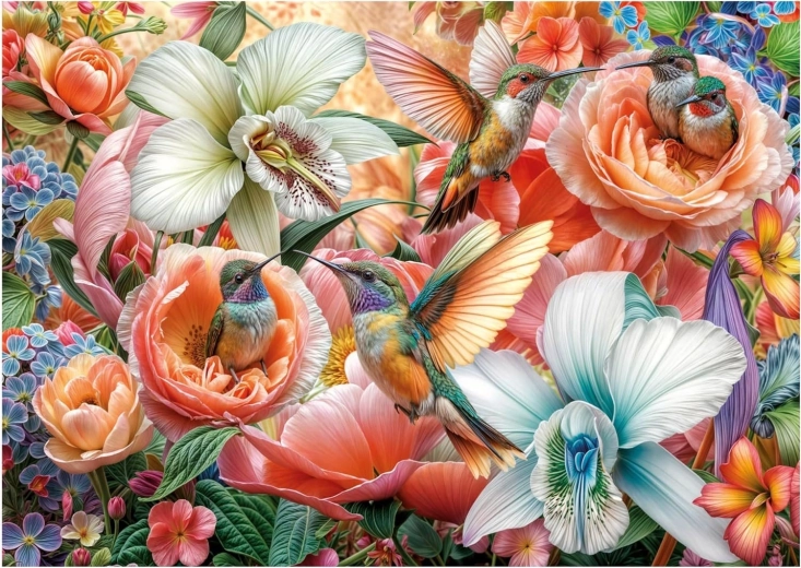 Puzzle Hummingbird Garden 500 pieces EDUCA