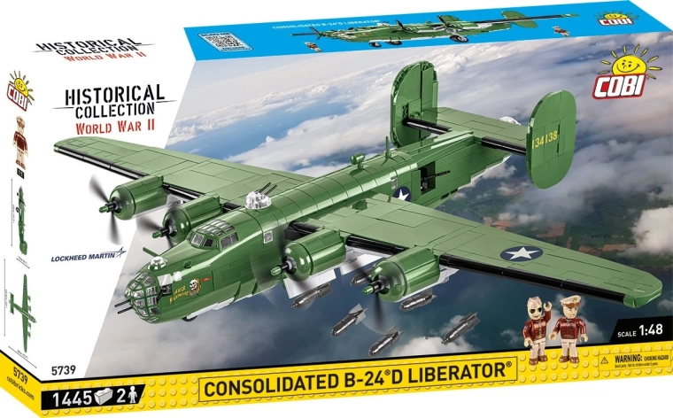 Cobi Consolidated B-24D Liberator 1:48 konstruktorius